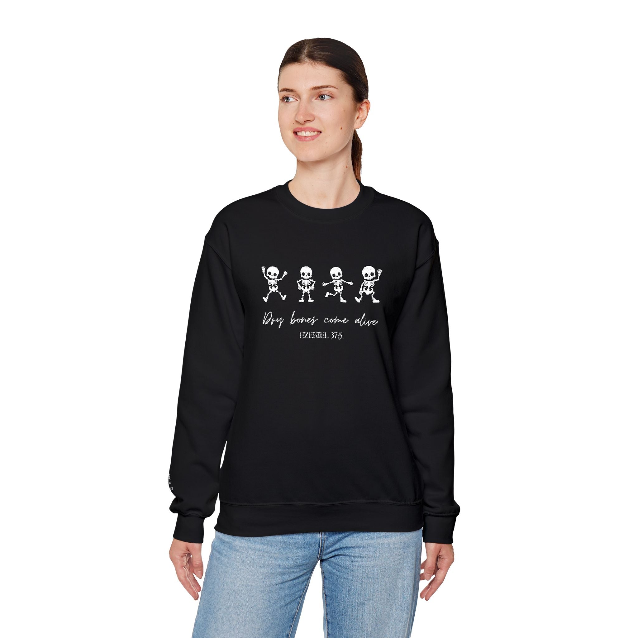 Dry bones come alive women's crewneck sweatshirt