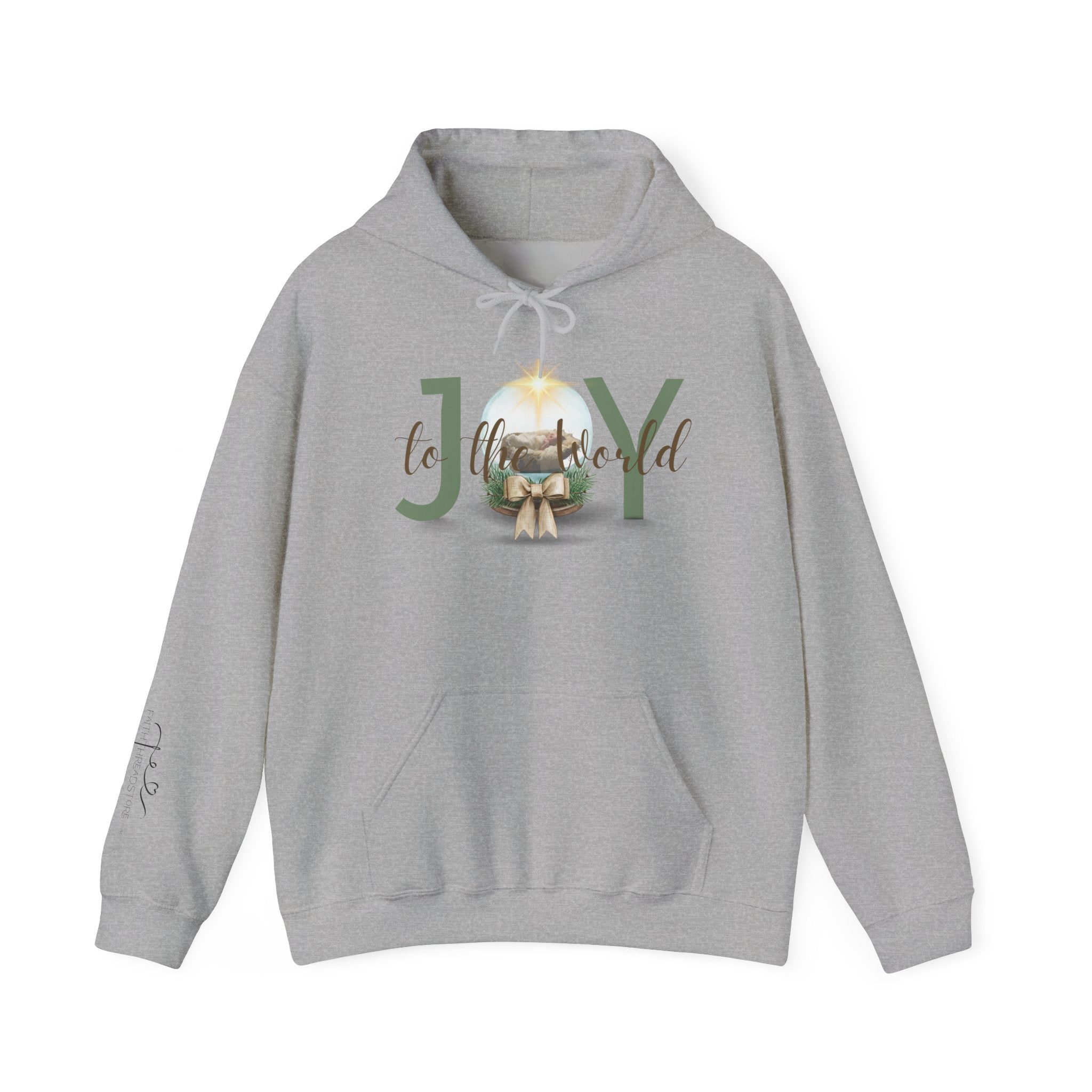 Joyful Spirit Unisex Hooded Sweatshirt | Cozy Layer for Celebrations, Gifts for Friends, Joyful Vibes Apparel, Casual Wear, Holiday Style