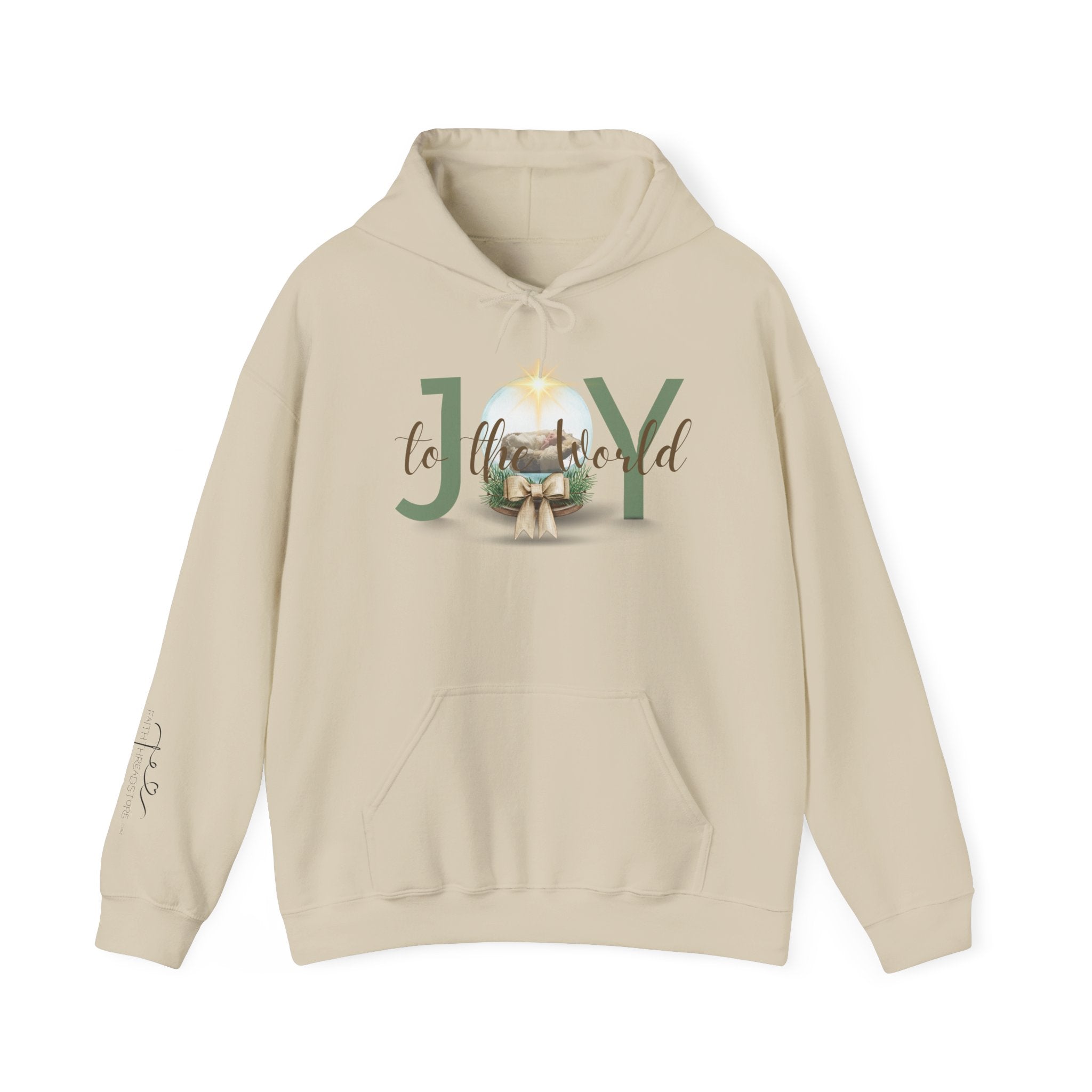 Joyful Spirit Unisex Hooded Sweatshirt | Cozy Layer for Celebrations, Gifts for Friends, Joyful Vibes Apparel, Casual Wear, Holiday Style