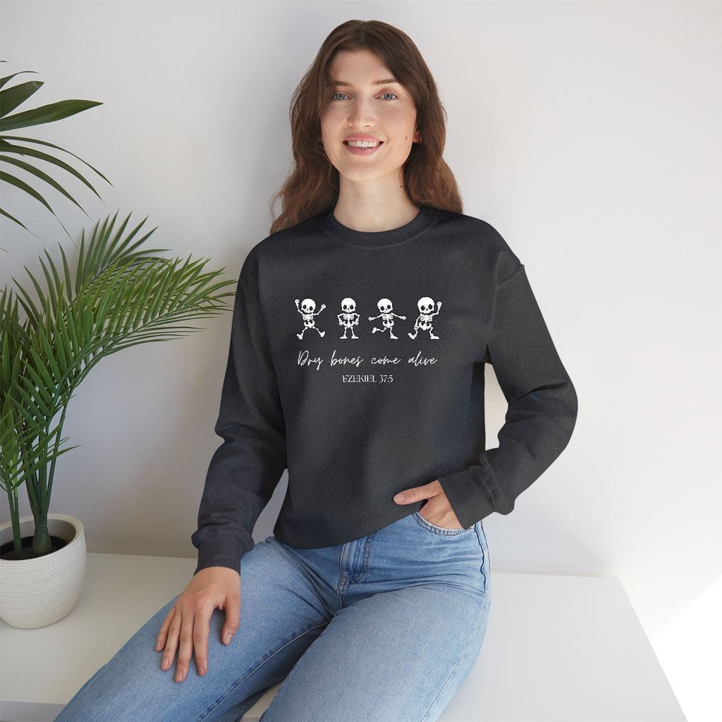 Dry bones come alive women's crewneck sweatshirt