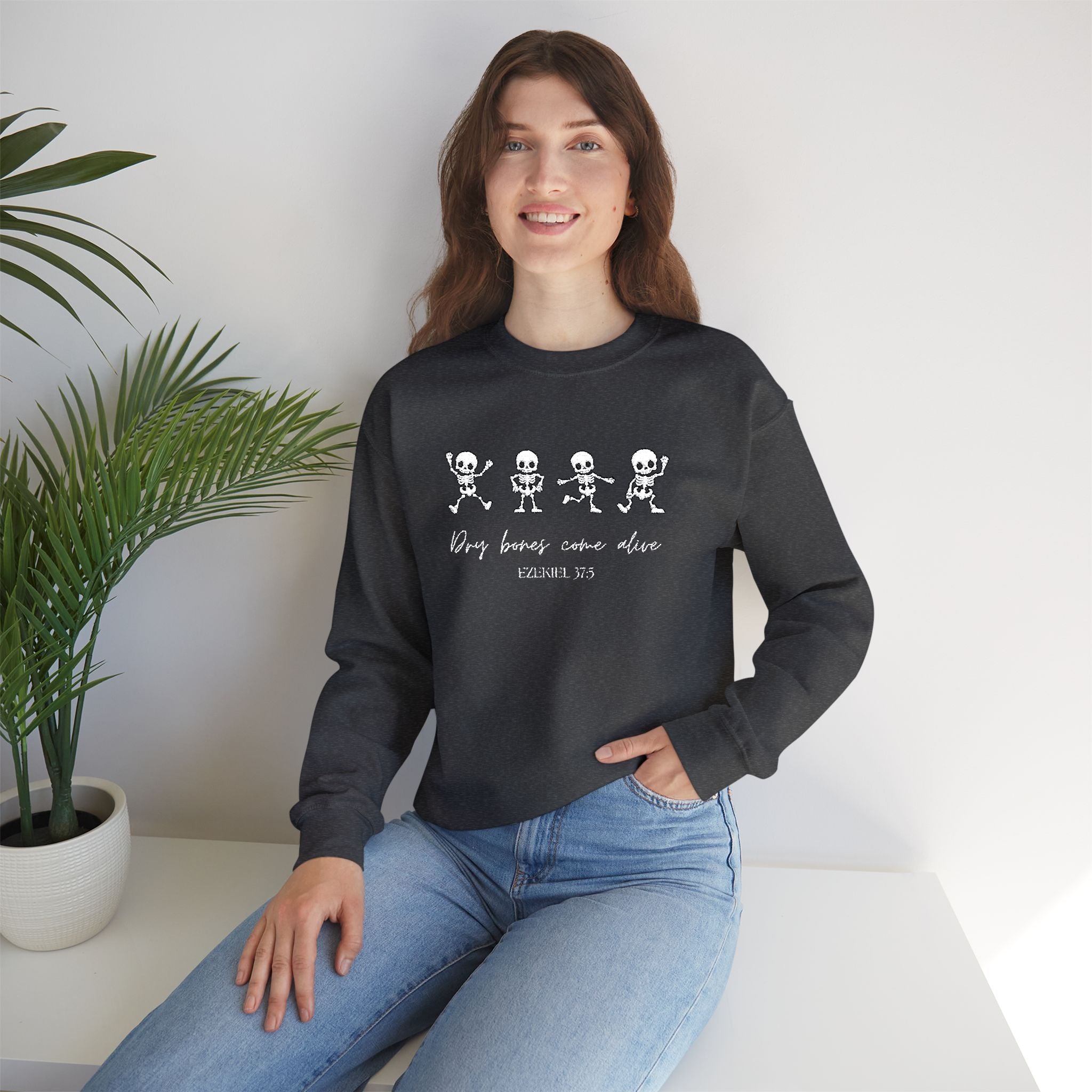 Dry bones come alive women's crewneck sweatshirt