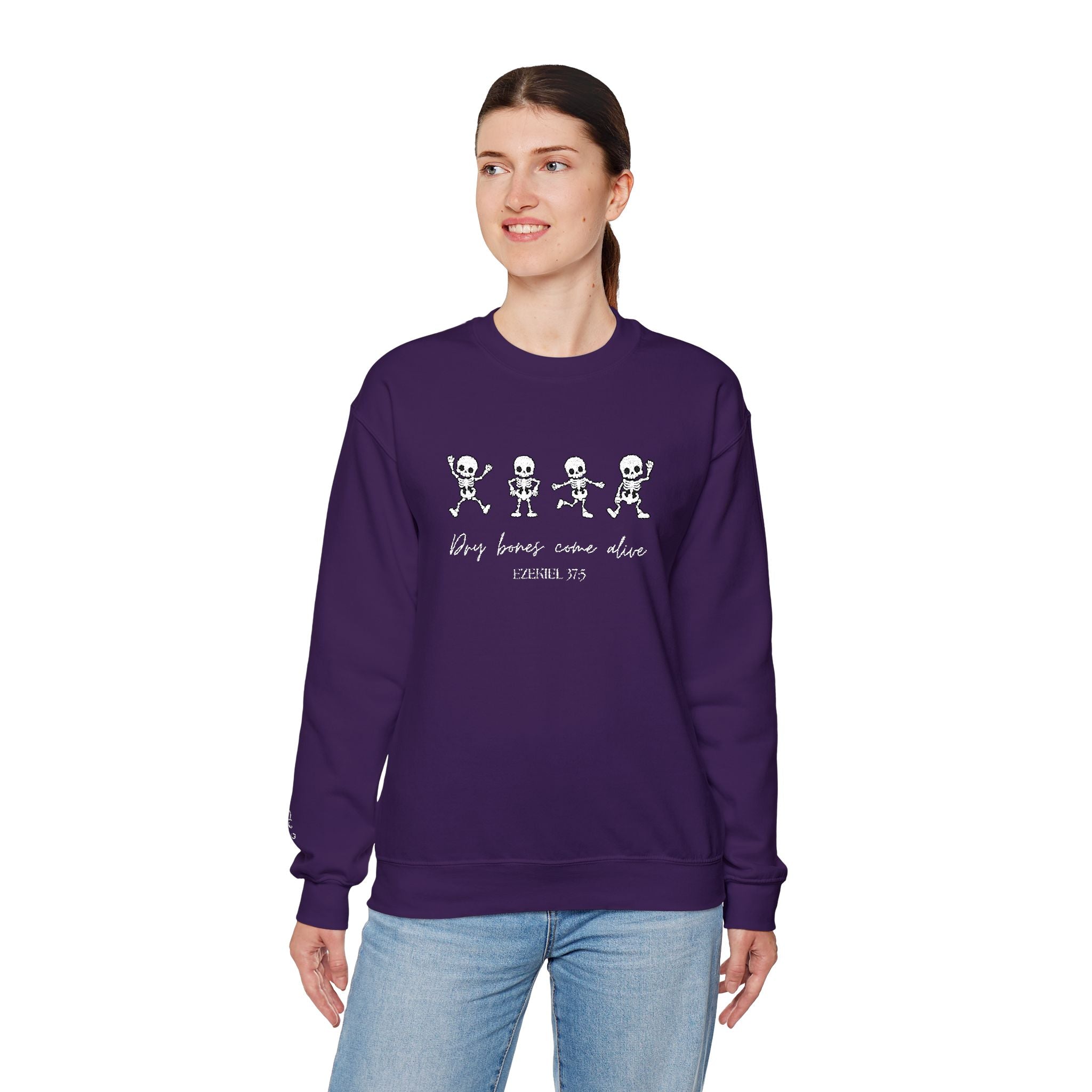 Dry bones come alive women's crewneck sweatshirt