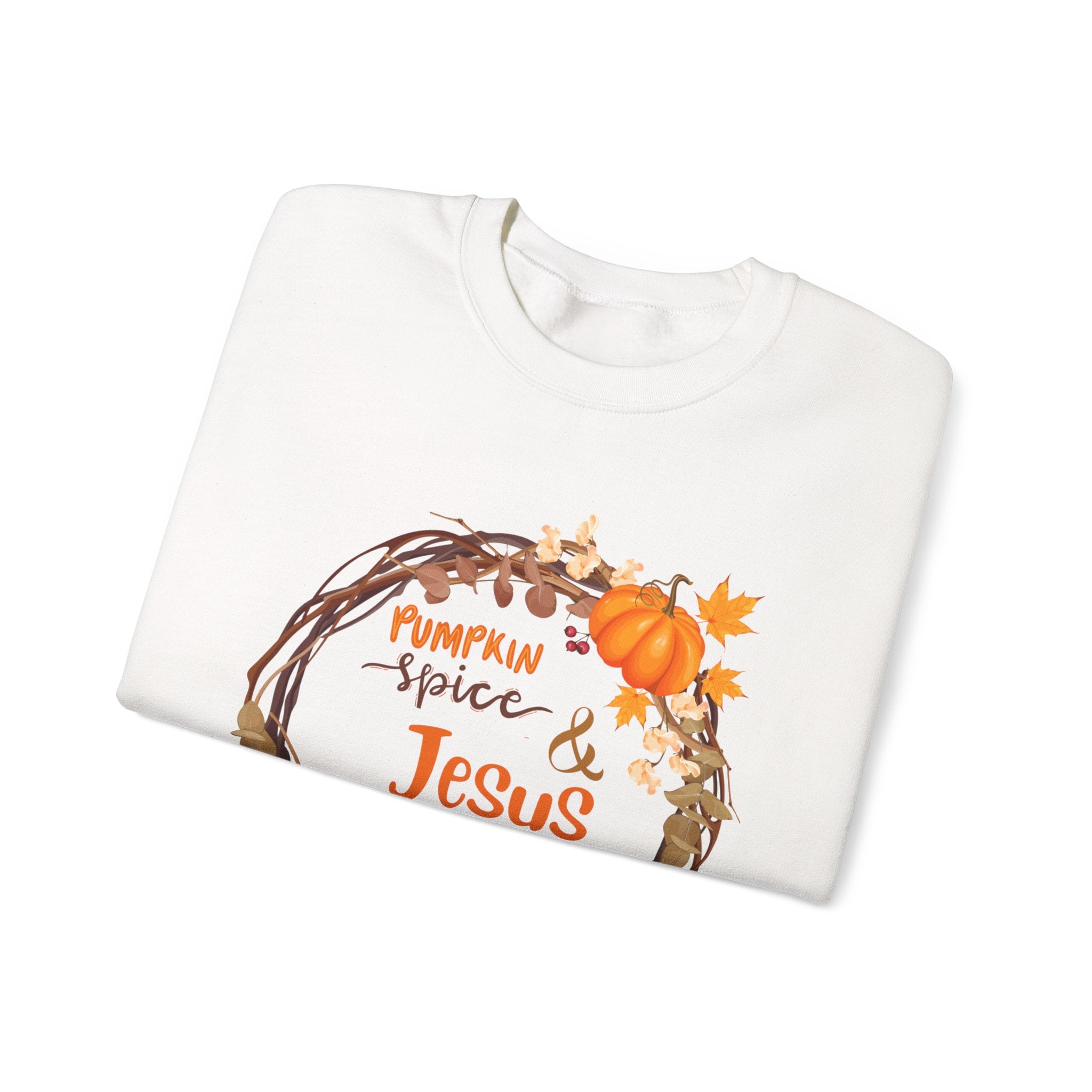 Pumpkin spice Jesus Christ Women's Crewneck Sweatshirt