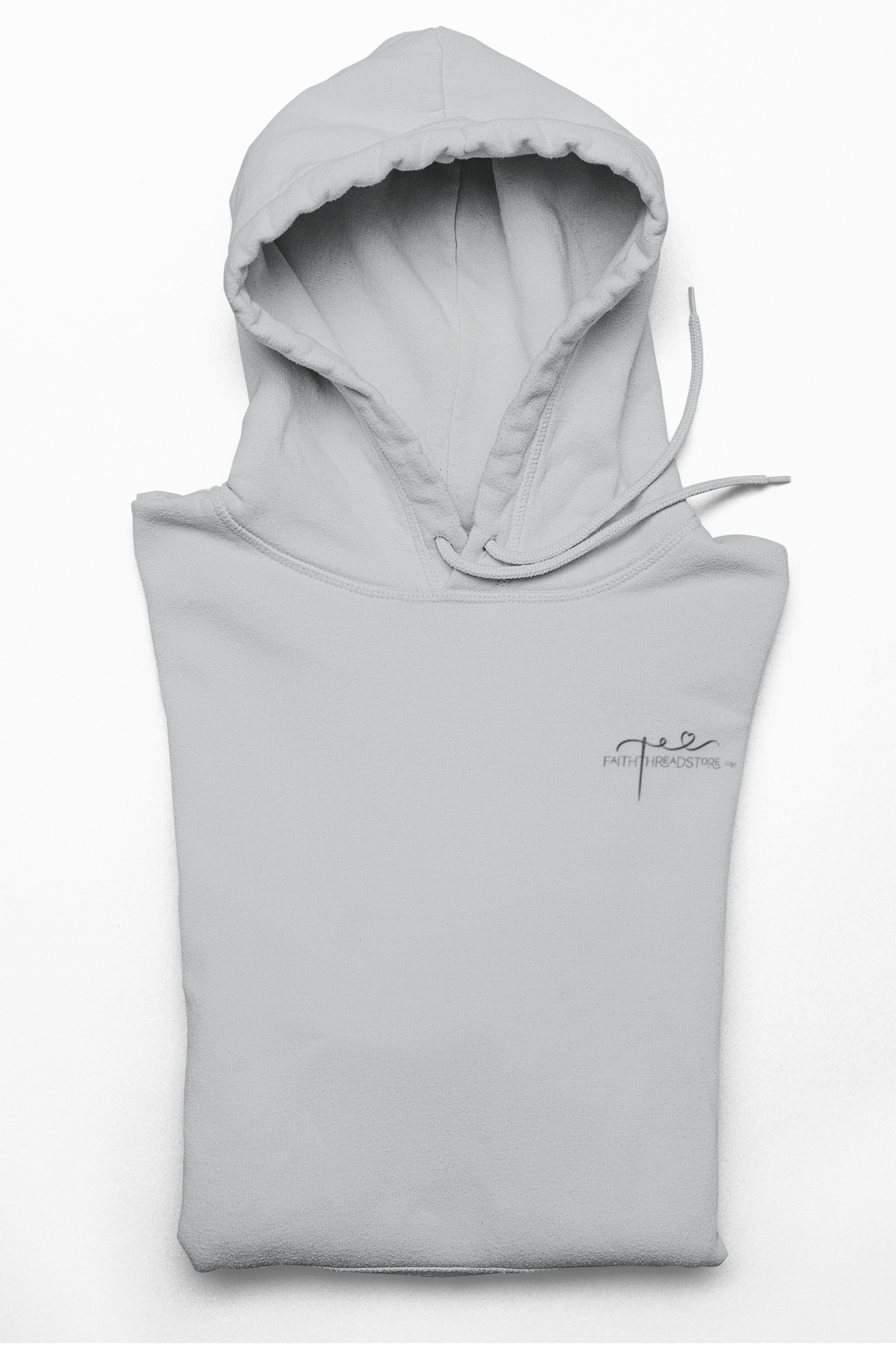 God never leaves you women's faith hoodie