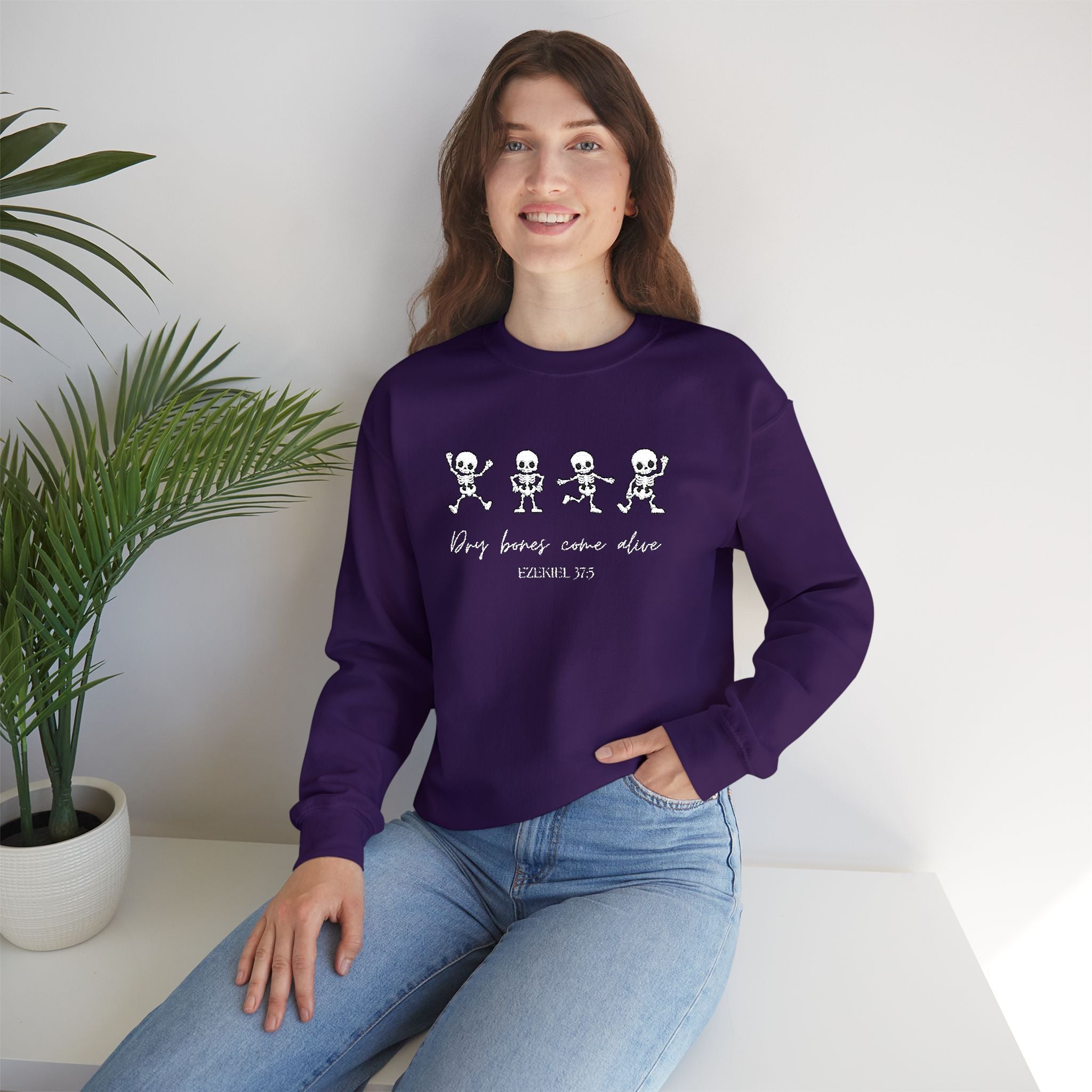 Dry bones come alive women's crewneck sweatshirt