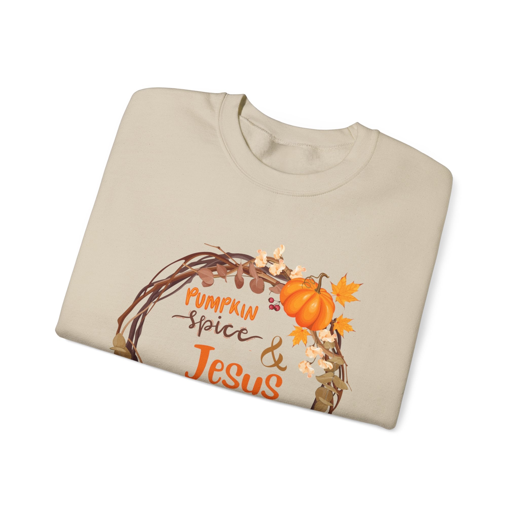 Pumpkin spice Jesus Christ Women's Crewneck Sweatshirt