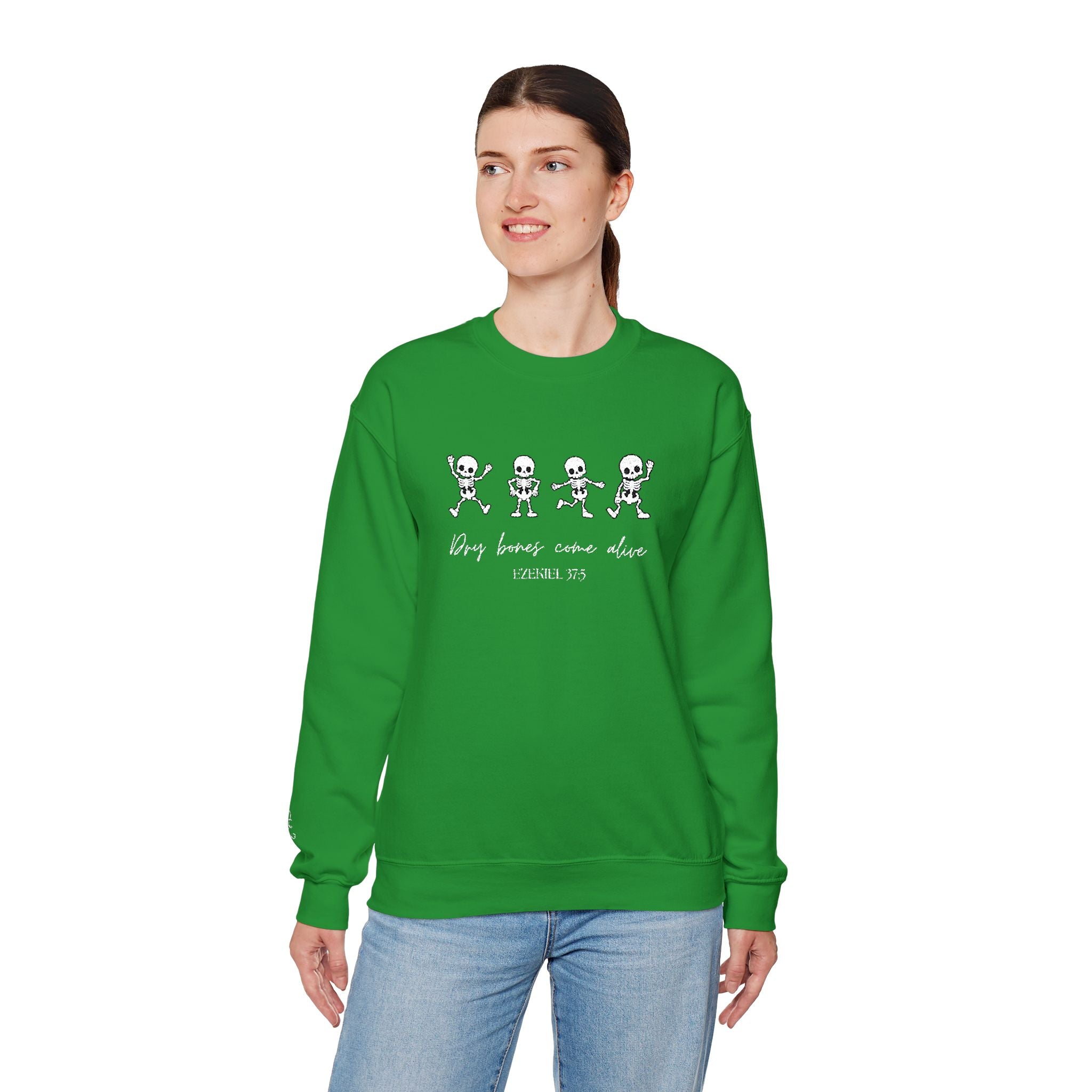 Dry bones come alive women's crewneck sweatshirt