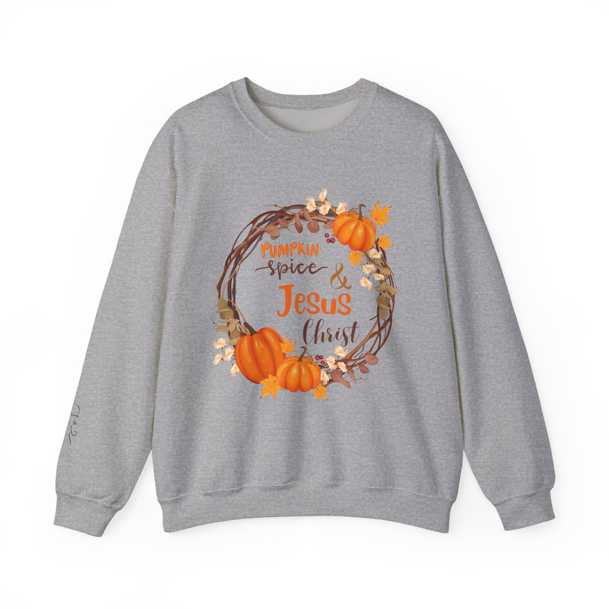Pumpkin spice Jesus Christ Women's Crewneck Sweatshirt
