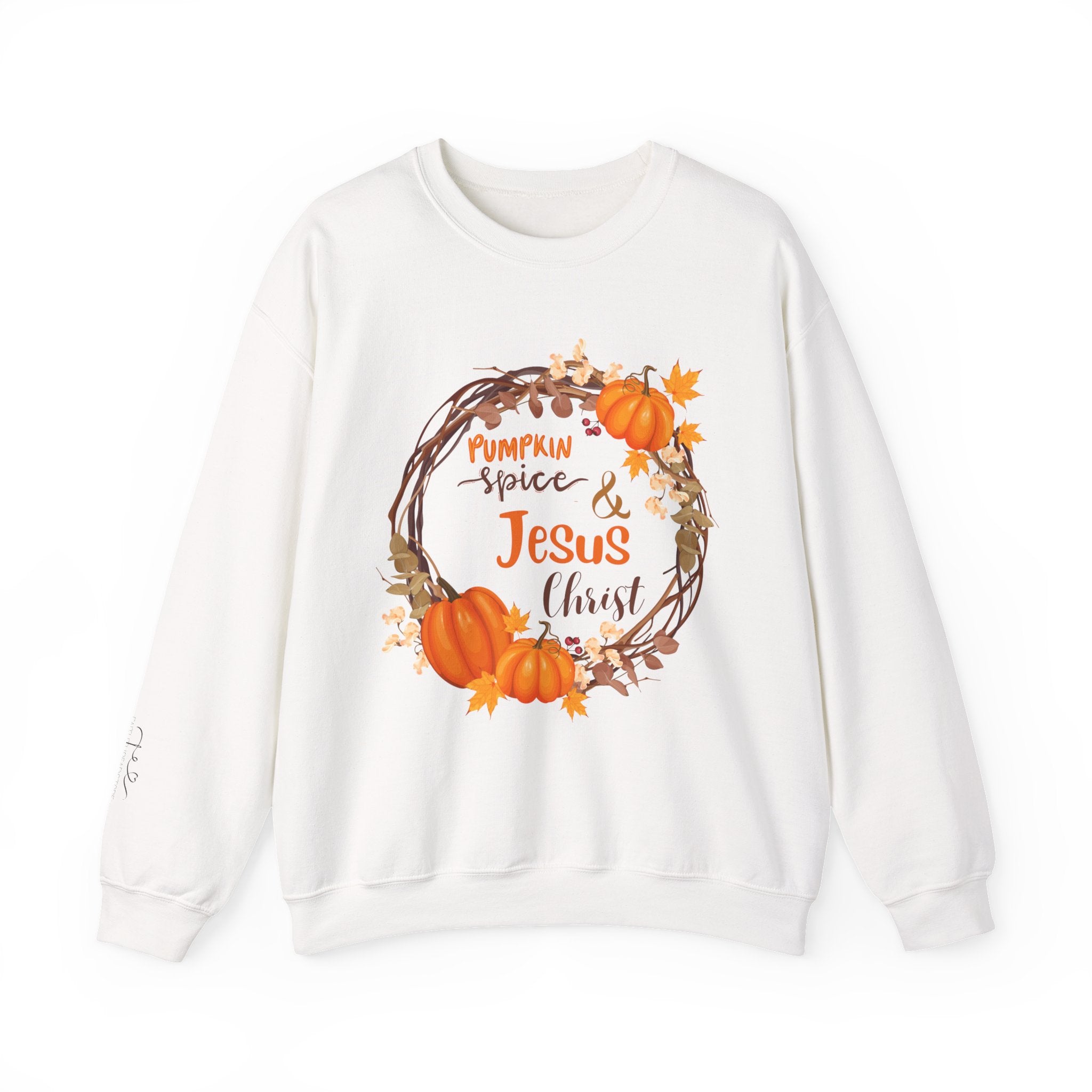 Pumpkin spice Jesus Christ Women's Crewneck Sweatshirt