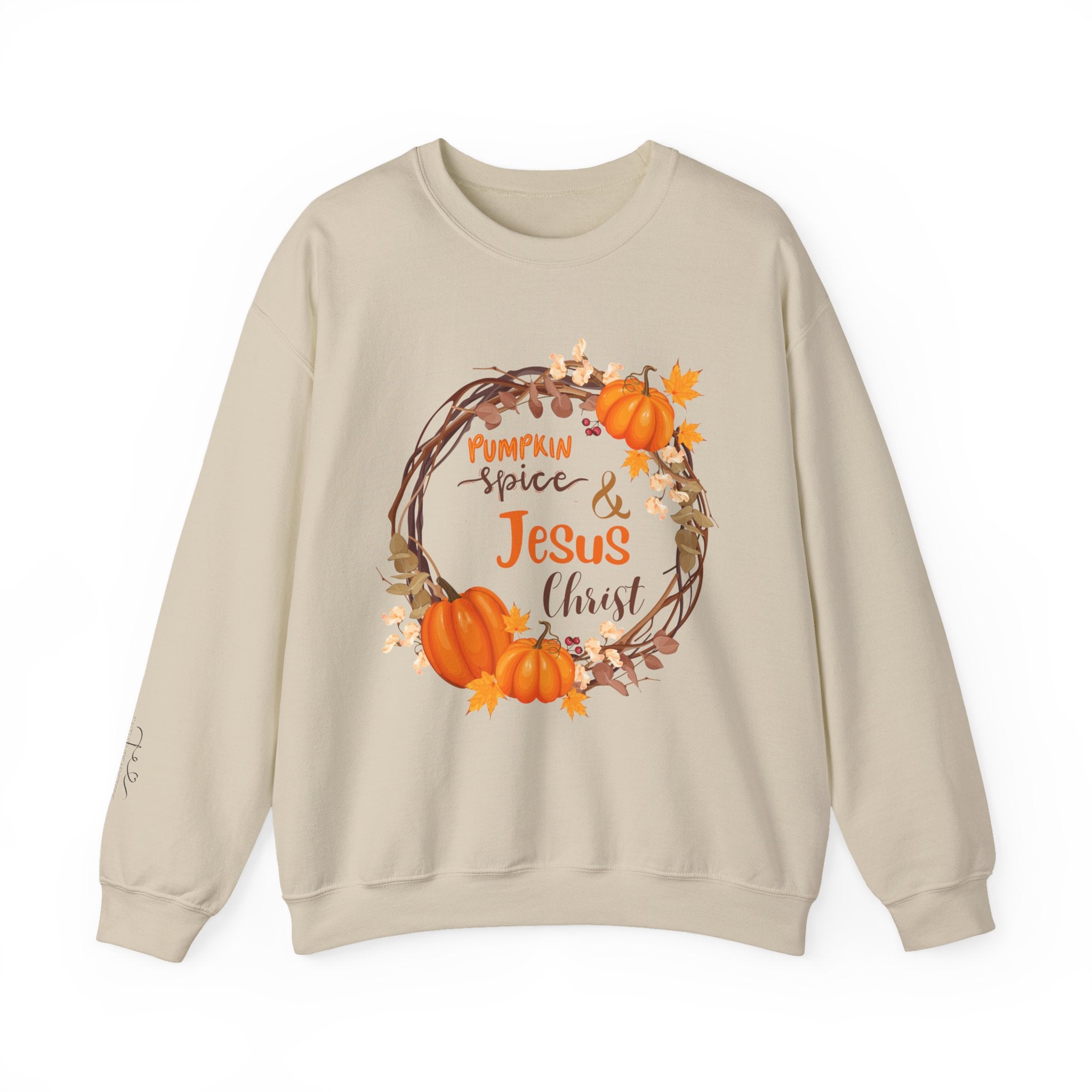 Pumpkin spice Jesus Christ Women's Crewneck Sweatshirt