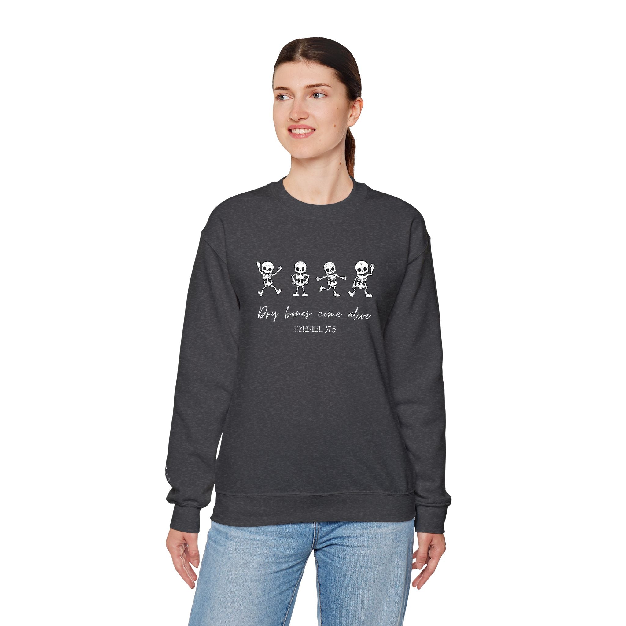 Dry bones come alive women's crewneck sweatshirt