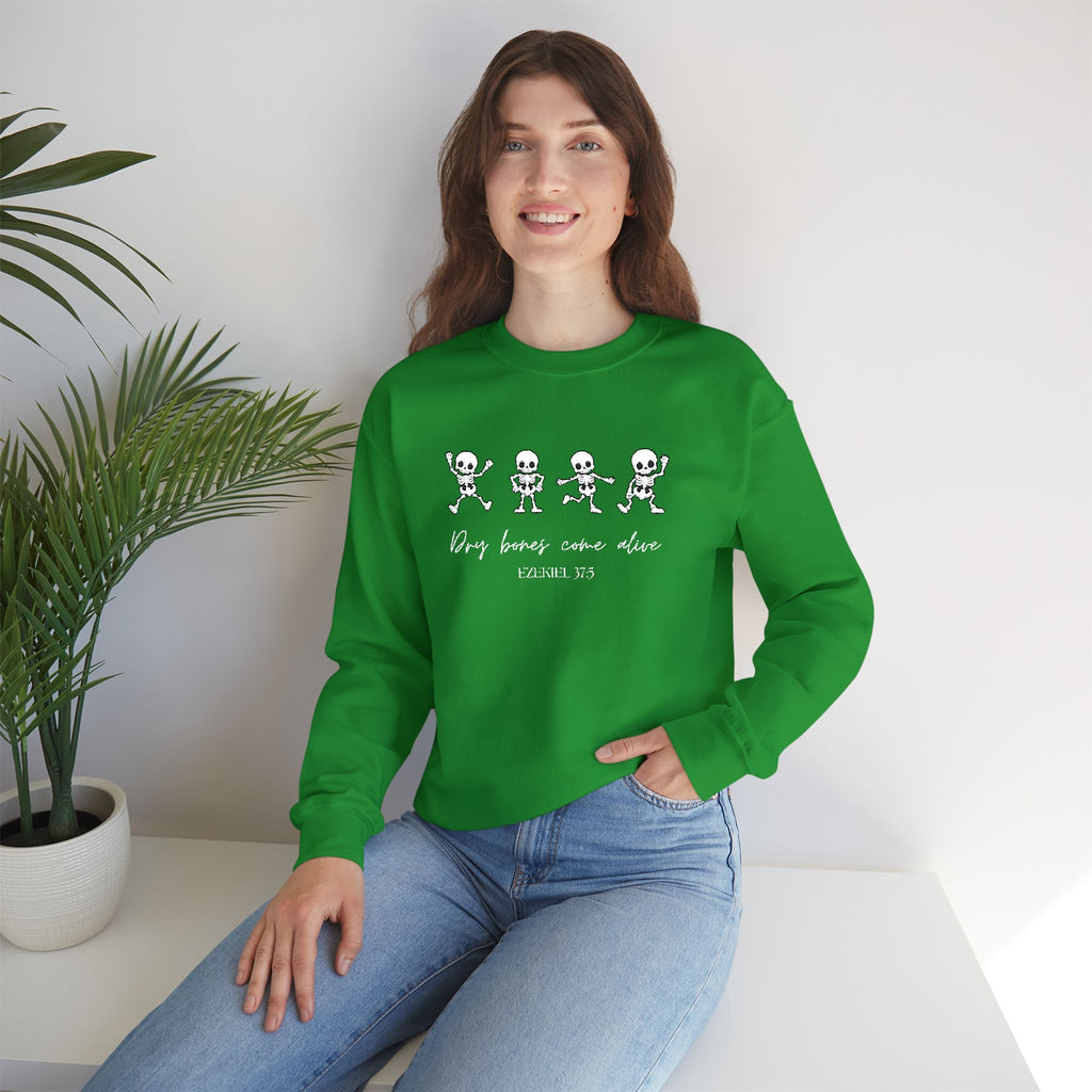 Dry bones come alive women's crewneck sweatshirt