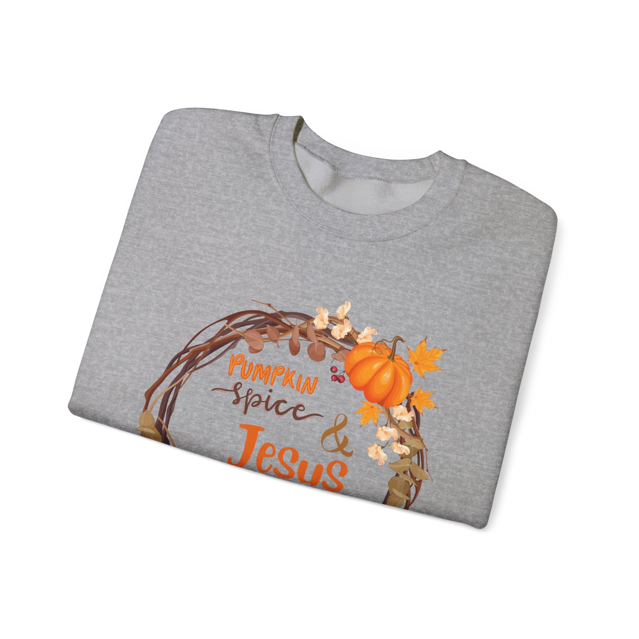 Pumpkin spice Jesus Christ Women's Crewneck Sweatshirt